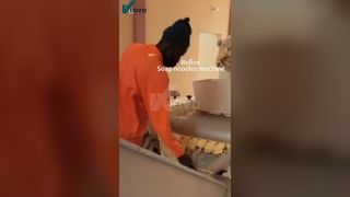 Soap production line in Mali region