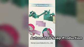 Fully automated soap production line