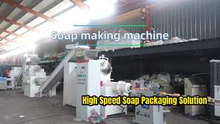 Soap production line video